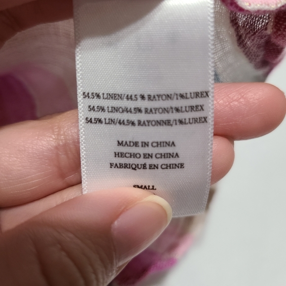 Rails Amelie Avila Stripe Button Down Shirt sz S - Picture 7 of 8